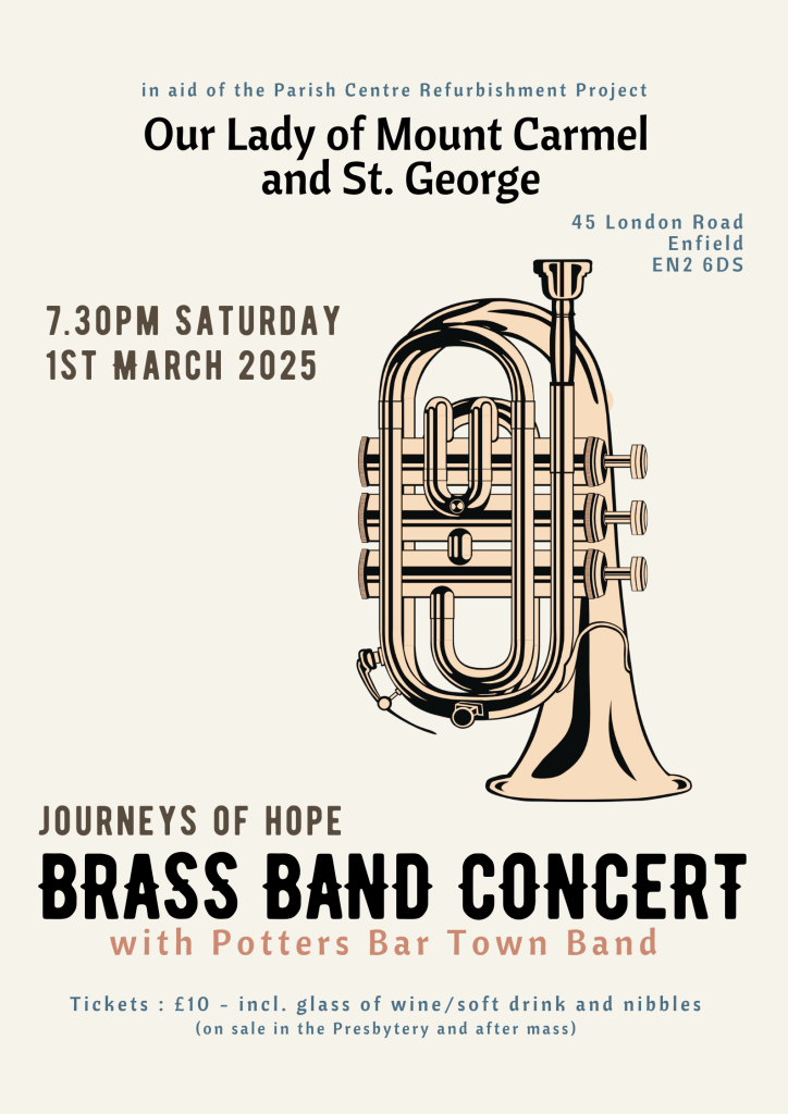 Journeys Of Hope Brass Band Concert with Potters Bar Town Band